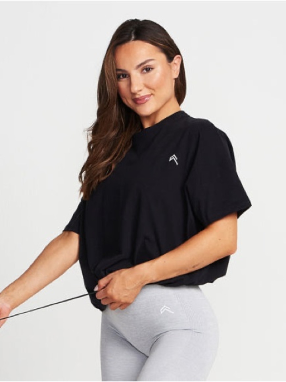 Oner Active Black Relaxed Short Sleeve Tee